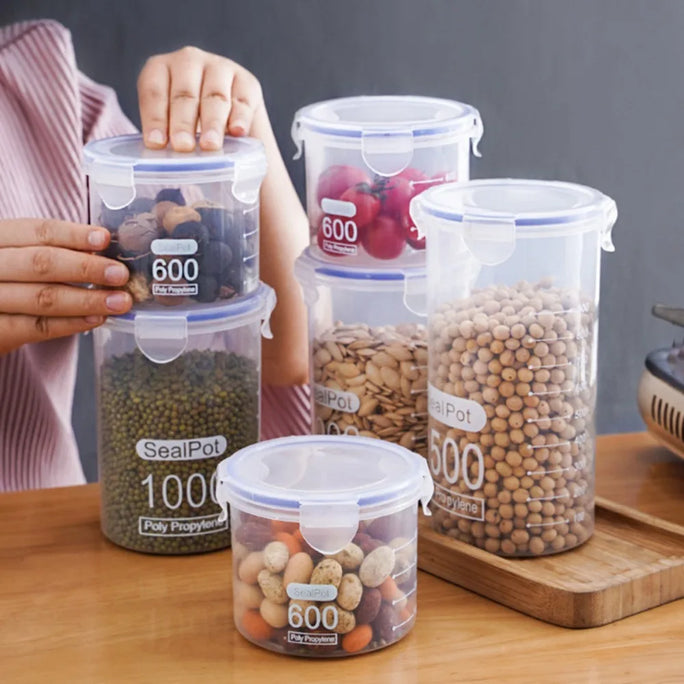 Airtight Transparent Food Jars